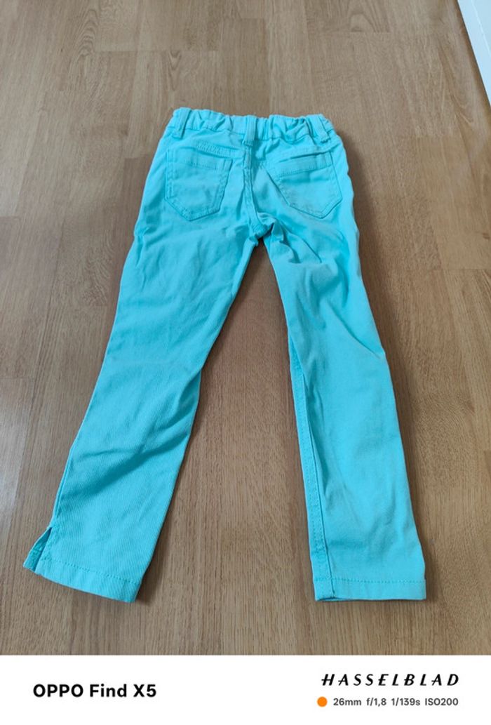 Pantalon vert slim - photo numéro 3