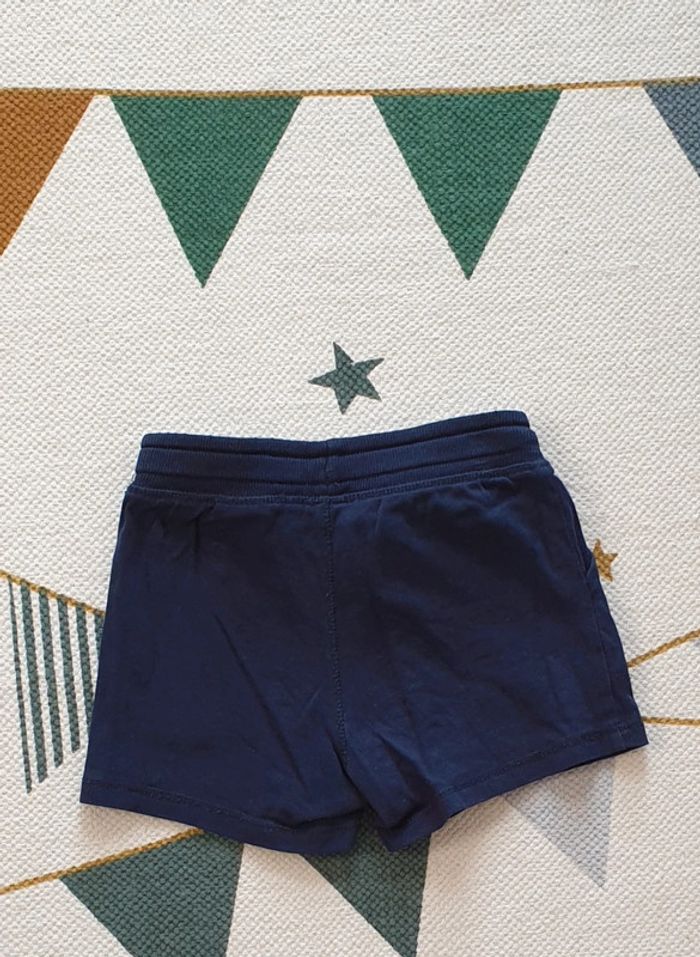 Short bleu marine, taille 12 - 18 mois, H&M - photo numéro 2