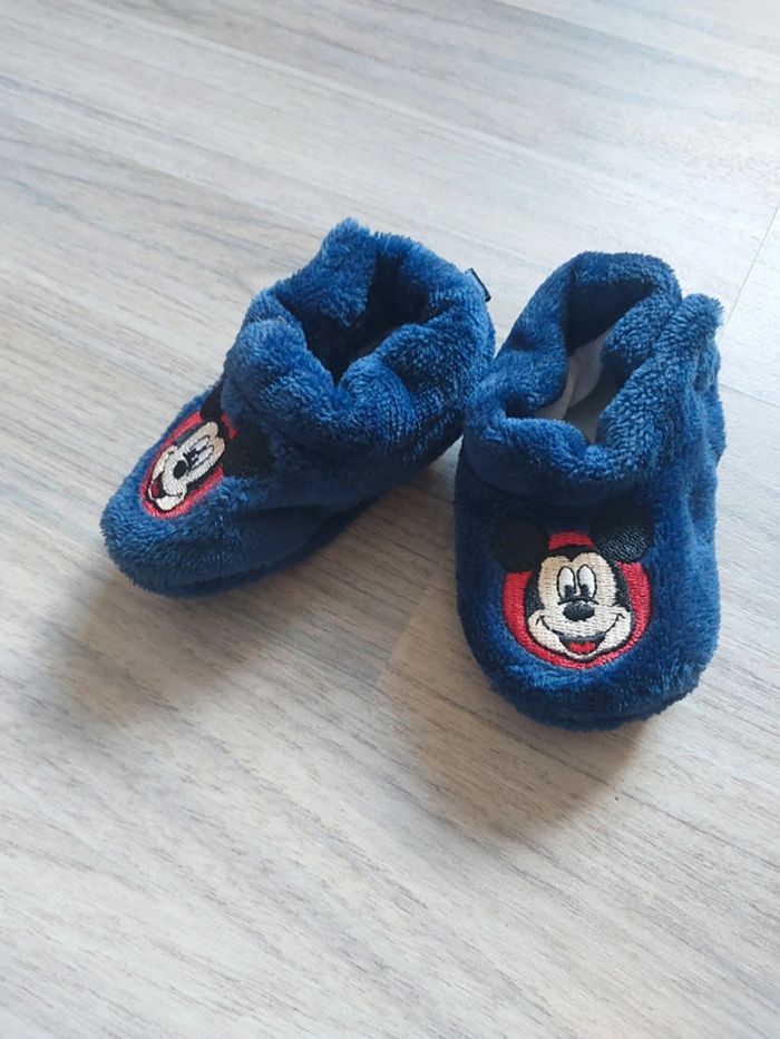 Chaussons Mickey 0-6mois - photo numéro 2