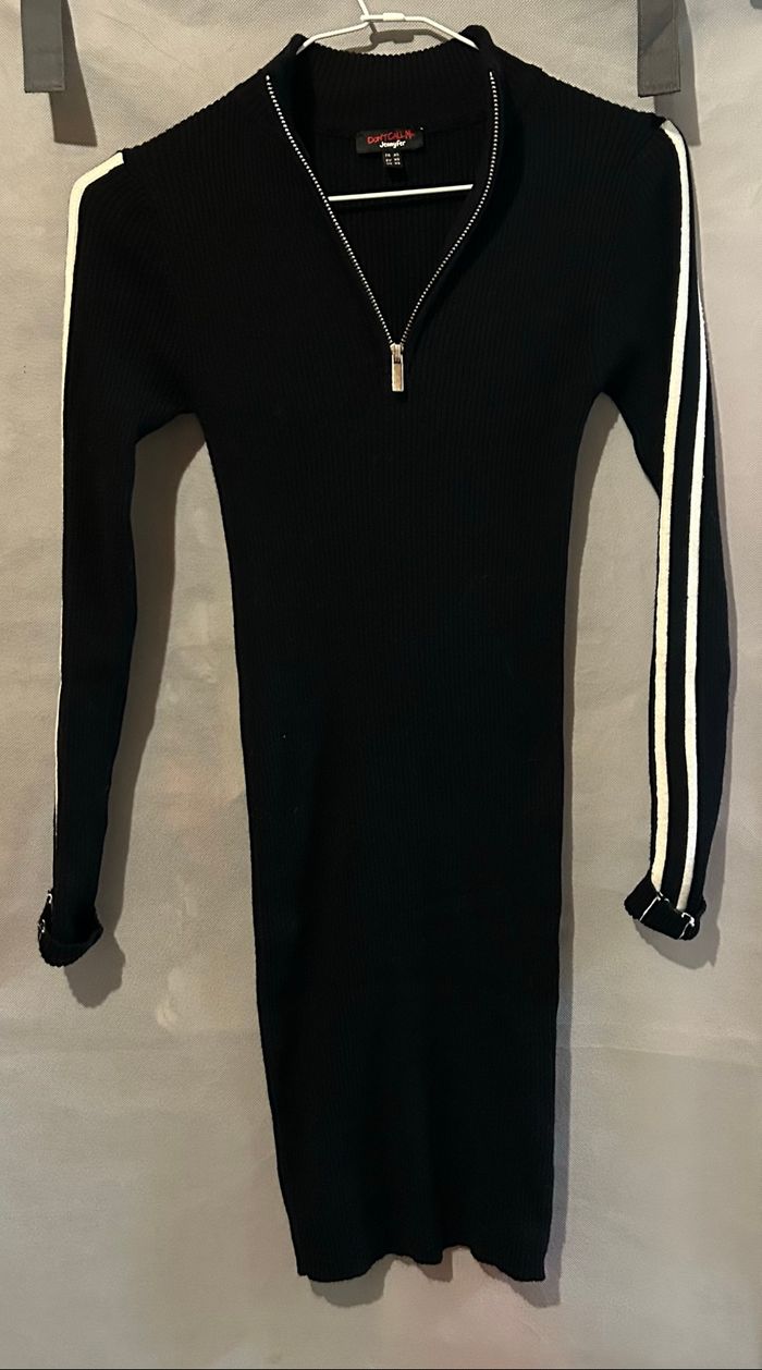 Robe pull  noir - photo numéro 2