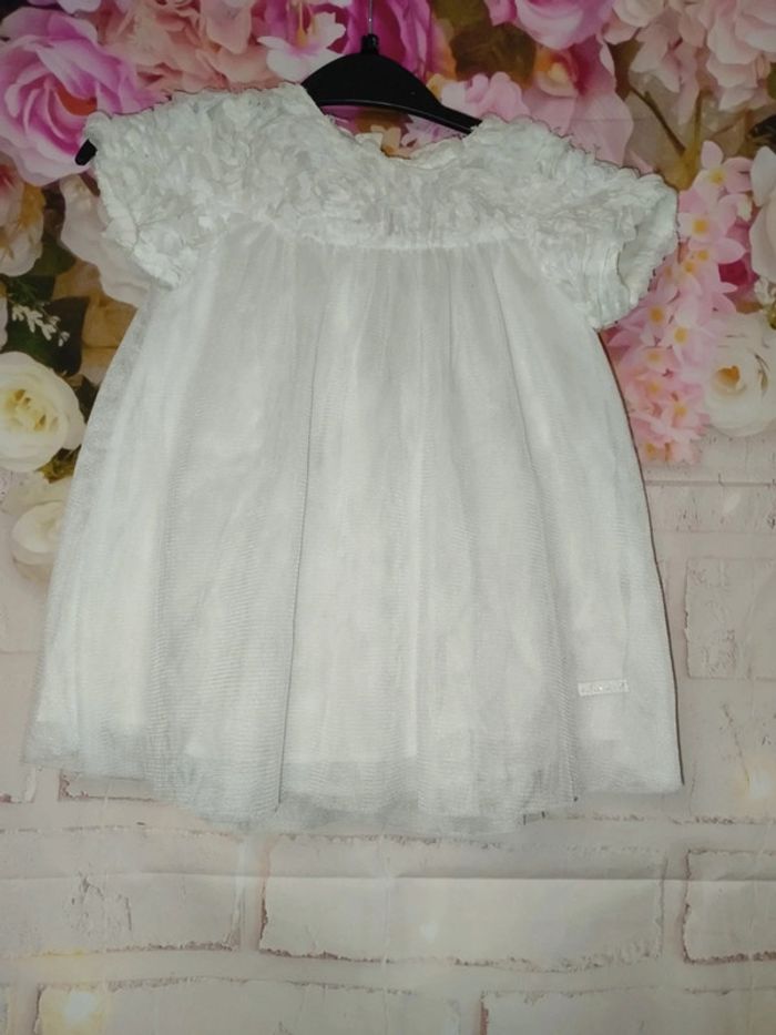 Robe blanche 18mois