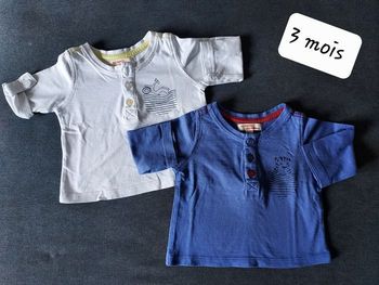 Lot de hauts Manche Longue