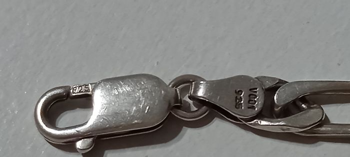 Bracelet argent mailles plates - photo numéro 3