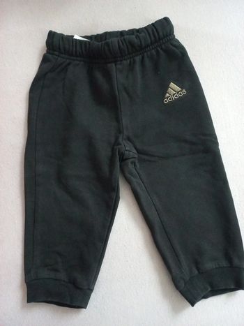 Pantalon de survêtement Adidas 9/12 mois noir