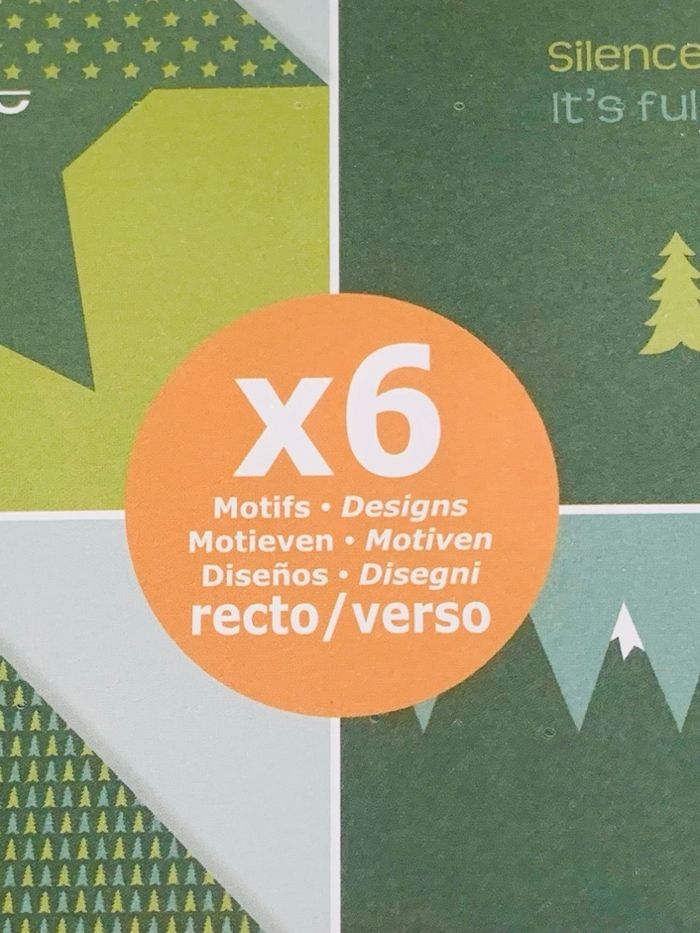 Bloc de 6 feuilles Artemio thème Montagne recto verso - photo numéro 3