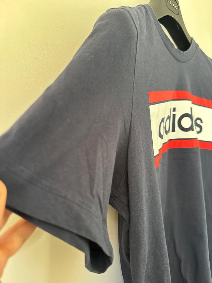 👕 TEE-shirt homme - adidas - très bon état - bleu marine- taille M - photo numéro 3