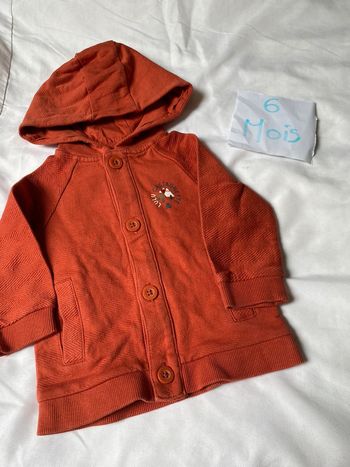 Veste lulu castagnette taille 6 mois garçon