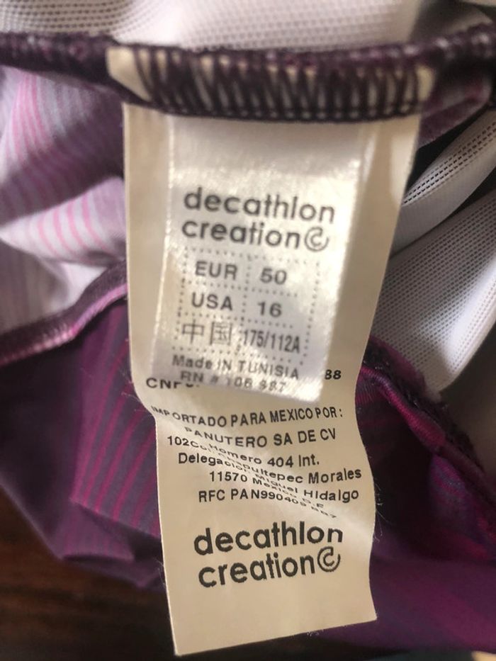 Maillot de bain ombre violet tribord taille 50 très bon état - photo numéro 9