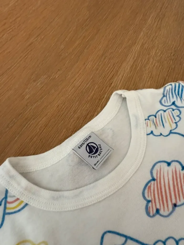 Pyjama short petit bateau 6 ans - photo numéro 2