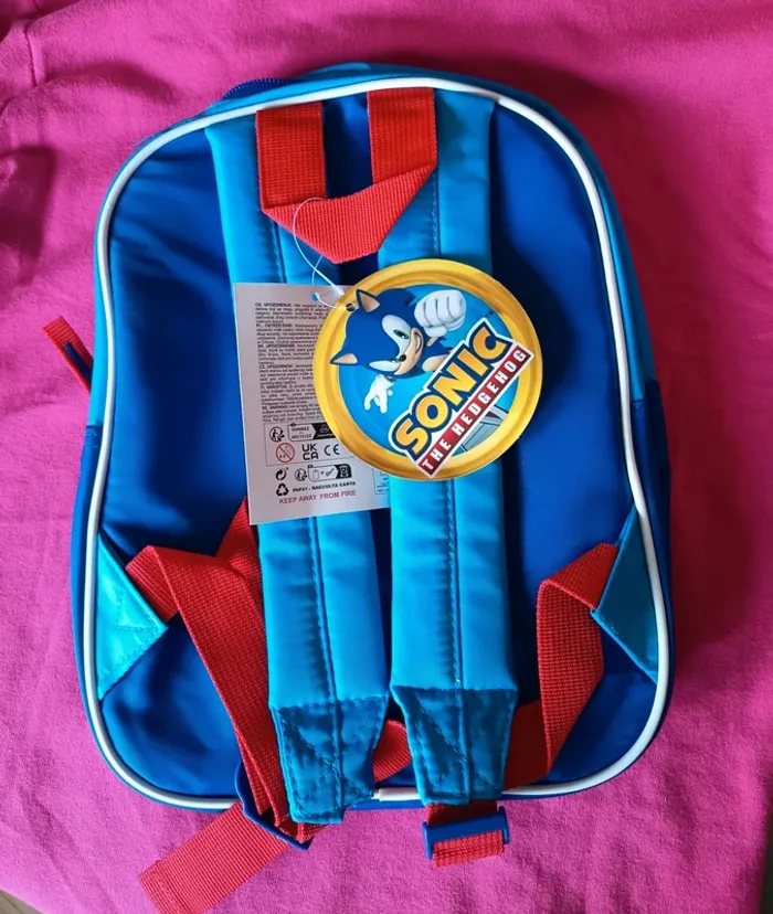 Petit sac à dos "Sonic" pour les tout-petits - photo numéro 2