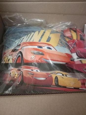 Coussin Plaid Cars