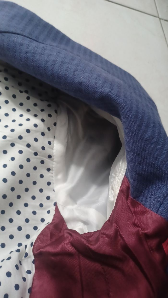Veste de costume ou blazers homme 42 de marque oaul Smith bleu à carreau très bon état - photo numéro 9