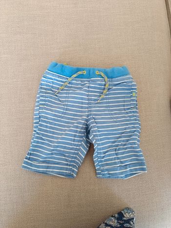 Short rayé matin Sergent Major 4 ans