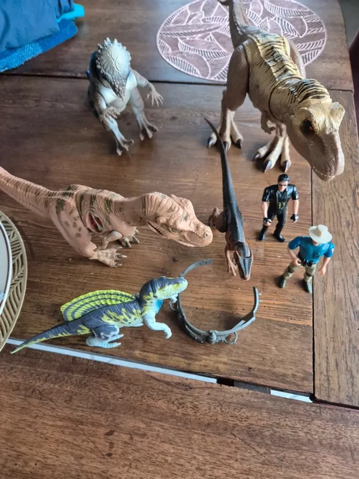 Lot figurines jurassic park vintage