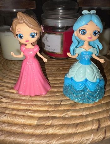 Lot de 2 princesses clip disney