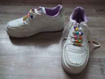 Baskets plateforme blanches Bershka 40 (CH14)