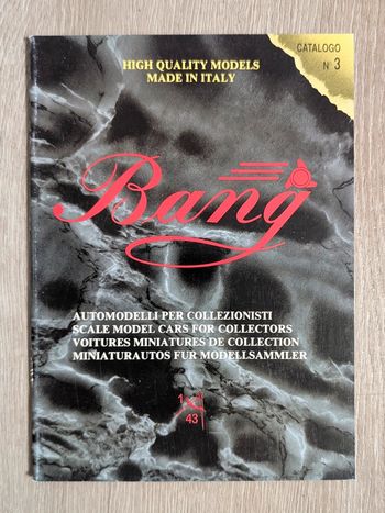 Catalogue miniatures Bang 1/43