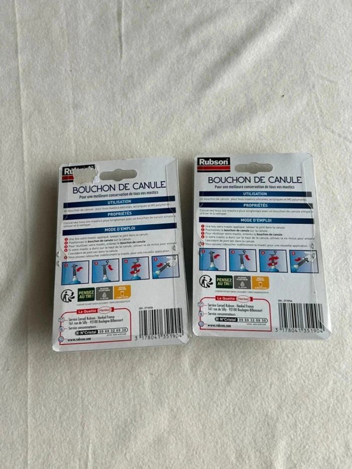 Lot bouchons de canules - photo numéro 2