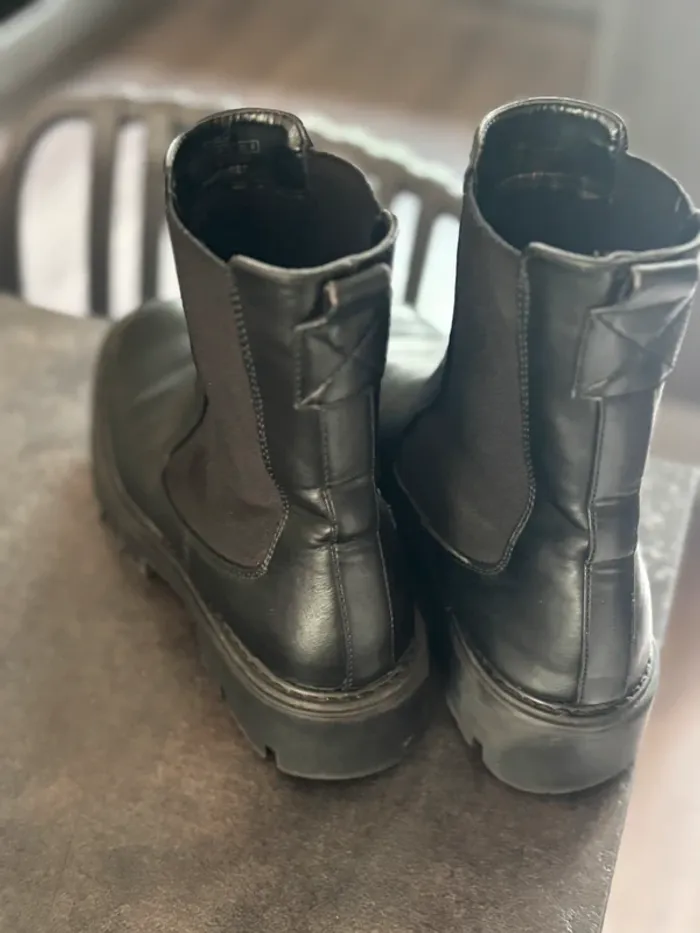 Bottines à soufflets grosses semelles - photo numéro 7
