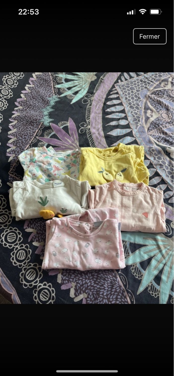 Lots vêtements. 1 mois fille - photo numéro 2