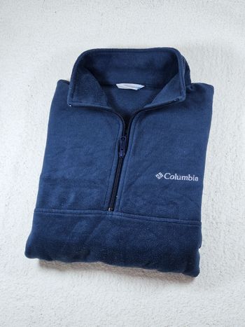 Zip Polaire columbia bleu