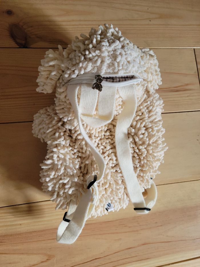 Sac à dos mouton en peluche - photo numéro 2