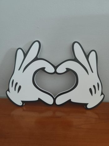 decoration Mickey Hands Love