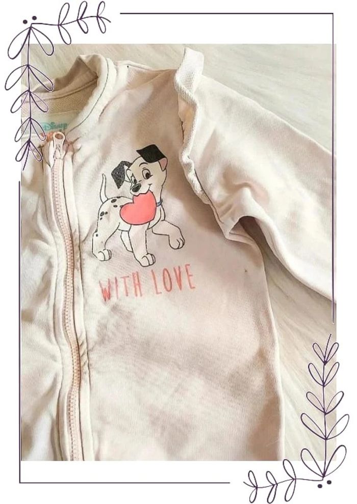 Gilet sweat coton bébé fille 24 mois les 101 Dalmatiens - photo numéro 2