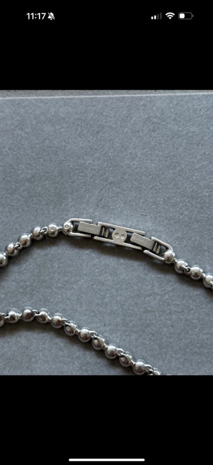 Svarowski collier argenté très bonne etat - photo numéro 3