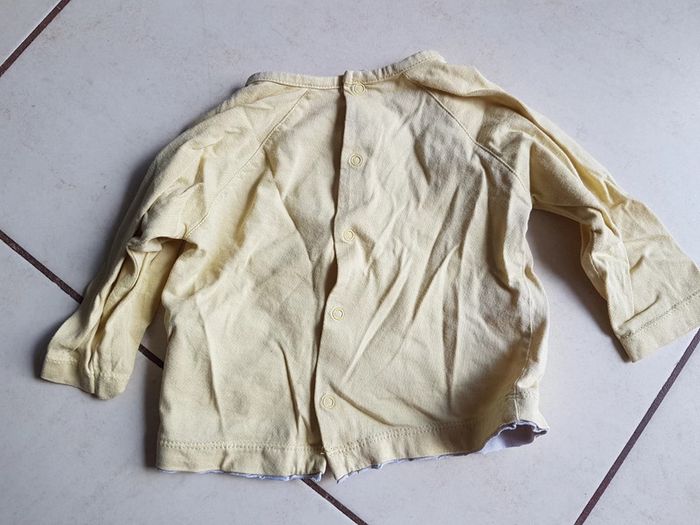 T-shirt manches longues garçon 6 mois - photo numéro 2