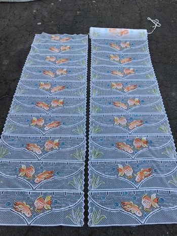 Paire modulable couleurs poissons 2x60cm sur 2m de longueur 