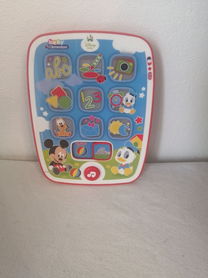 tablette éducative disney baby français anglais