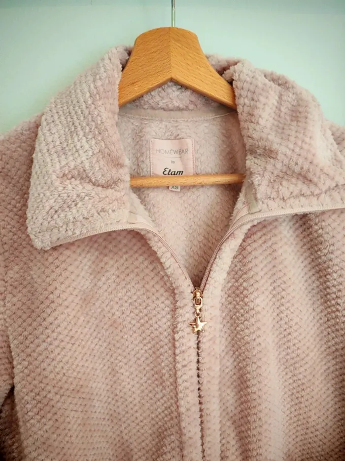 Veste polaire pilou pilou pyjama étam xs - photo numéro 3