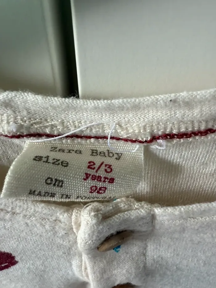 T-shirt manches longues Zara 2/3 ans - photo numéro 4