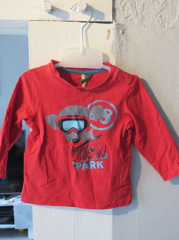 T-shirt manche longue 12 mois Orchestra 74 cm