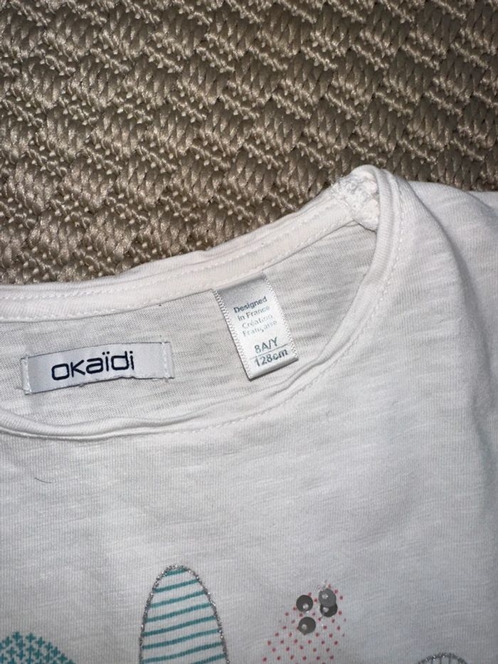 Tee shirt okaidi 8 ans - photo numéro 3