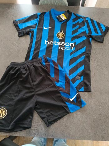 Tenue football inter Milan bleu noir t.26
