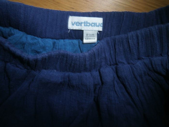 Jupe Vertbaudet bleue bohème filles taille grand - photo numéro 3