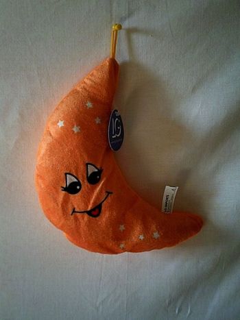 Peluche lune orange
