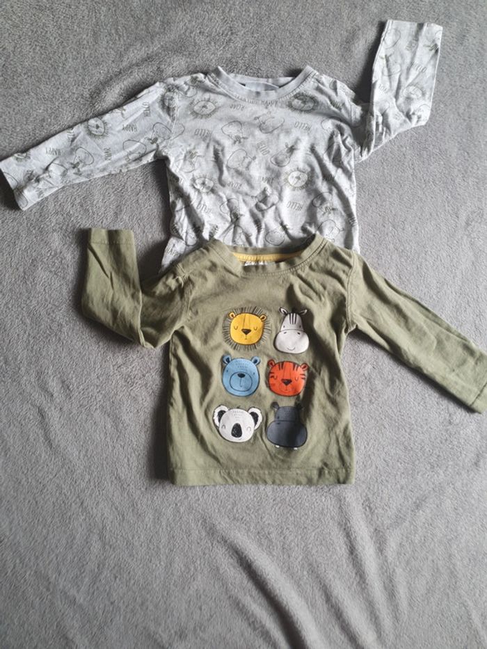 Lot 2 t-shirt à manches longues