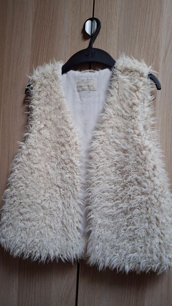 Gilet fourrure sans manche zara