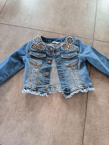 Veste en jean fille