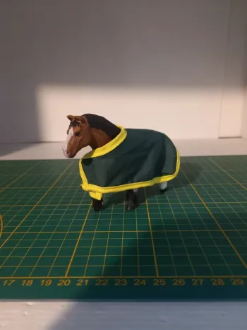 Schleich cheval et couverture