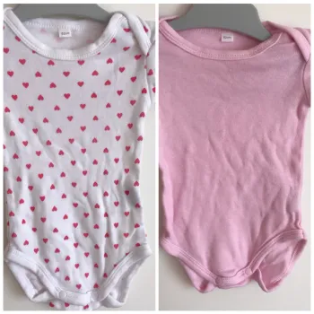 Lot de 2 bodys manches courtes neuf 3 mois