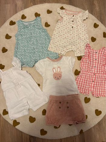 Lot 5 tenues été fille 3 mois
