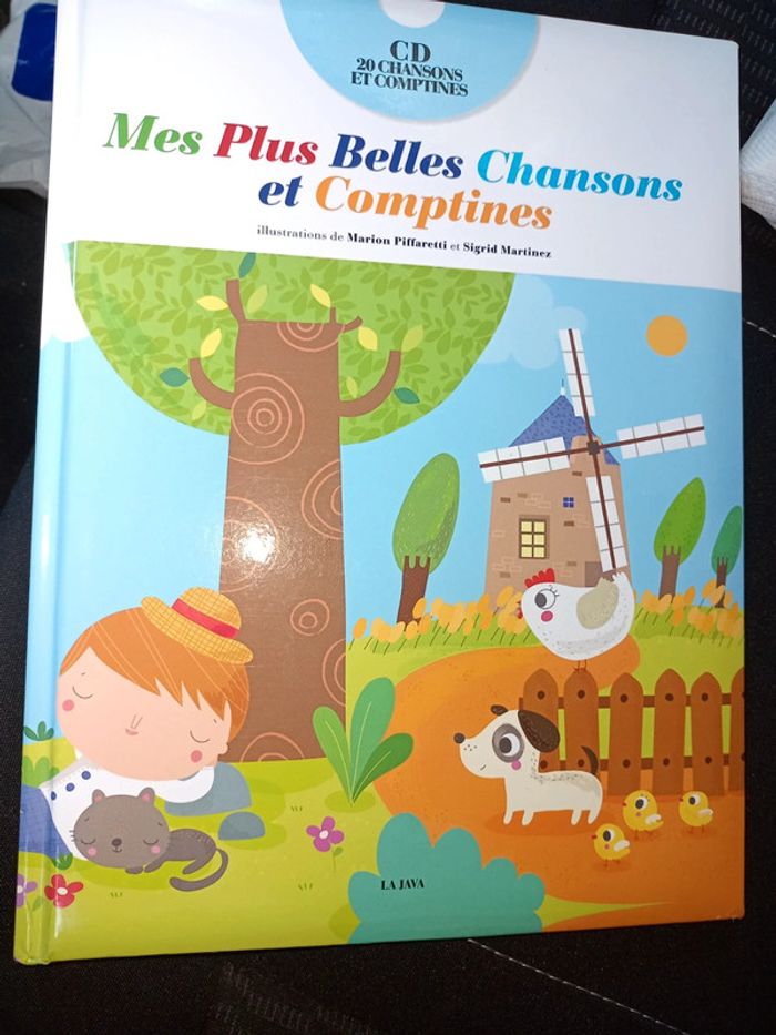 Livre de comptines avec CD