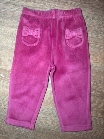 Pantalon rose éponge  ./