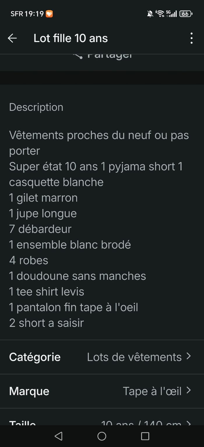 Lot fille 10 ans - photo numéro 10