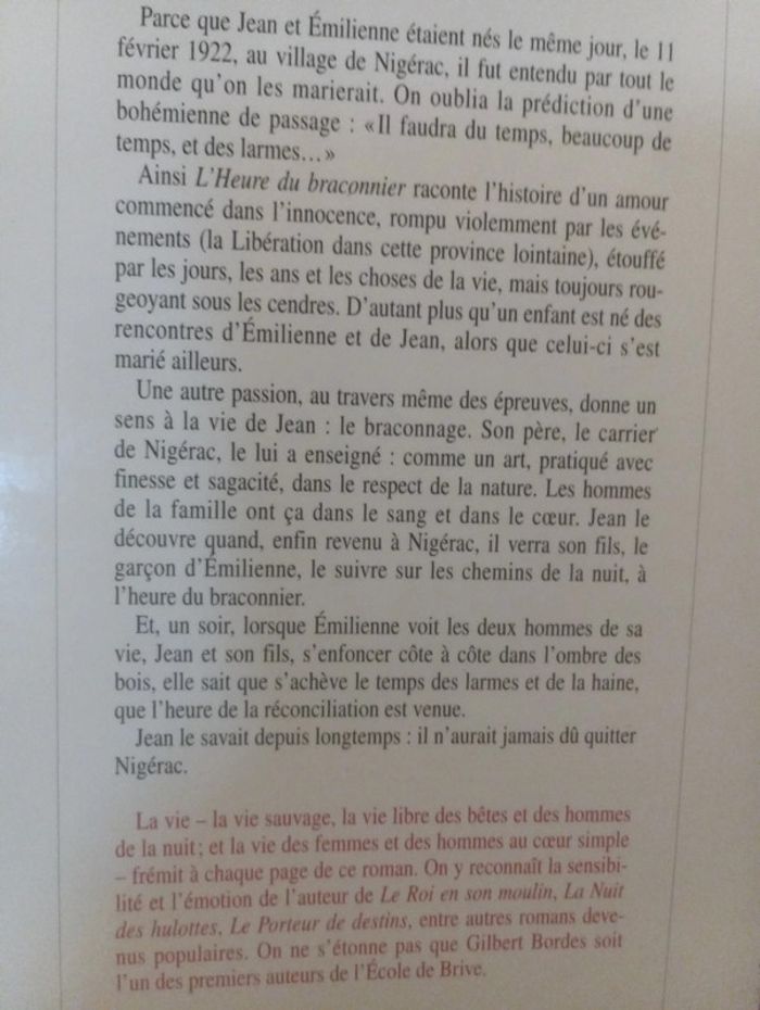 Gilbert Bordes - L'heure du braconnier - photo numéro 3