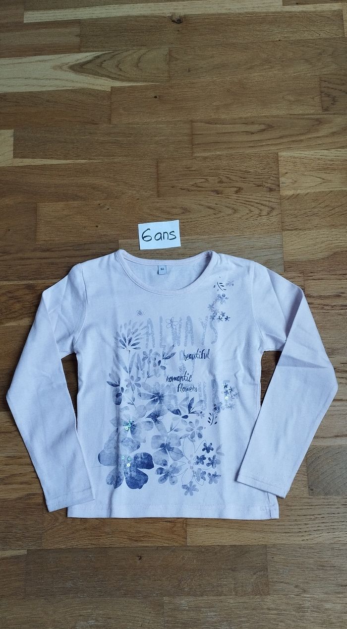T-shirt fille 6 ans